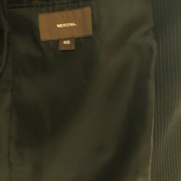 Merona black blazer 40 R - Picture 2 of 2